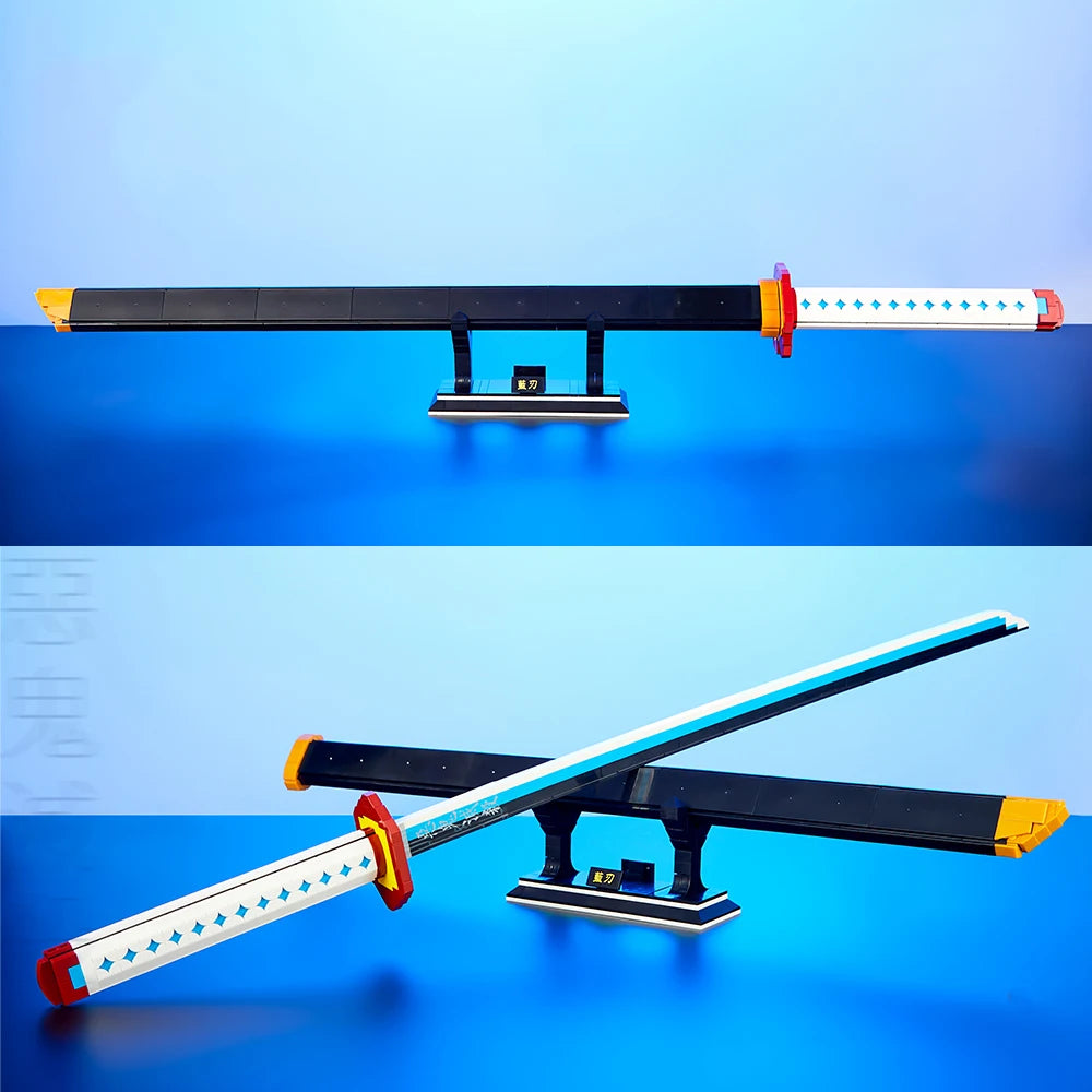 Demon Slayer Katana Building Blocks