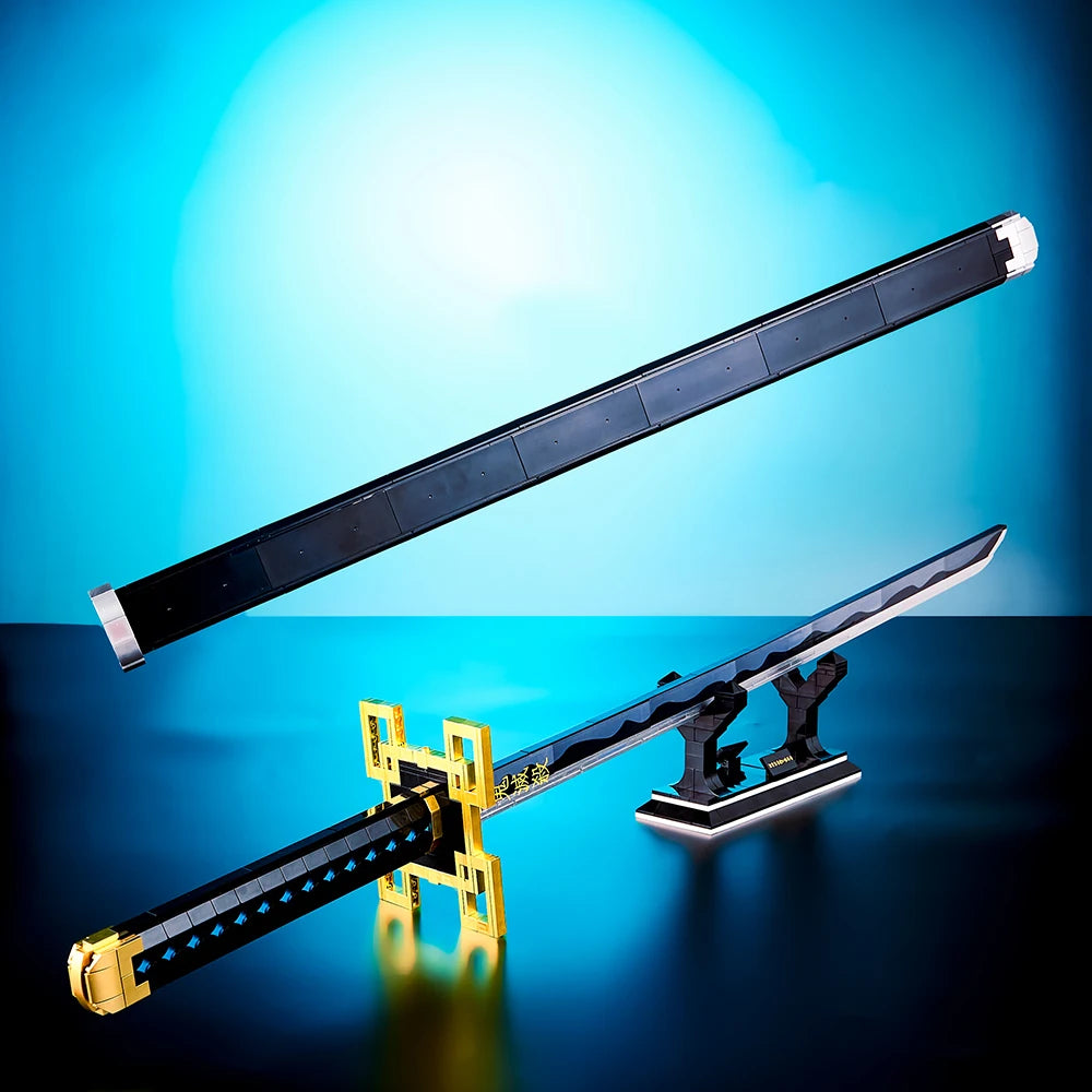 Demon Slayer Katana Building Blocks