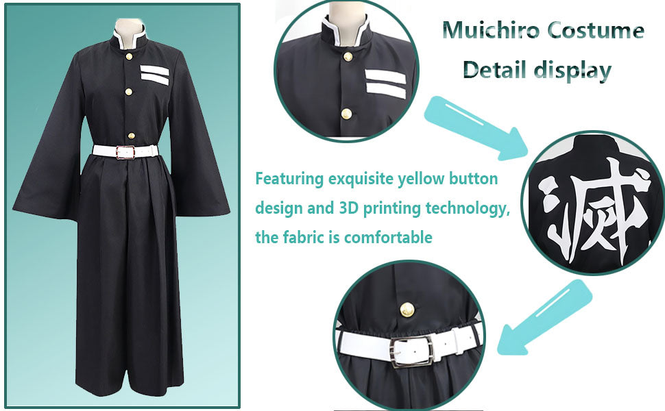 Kimetsu No Yaiba Tokitou Muichirou Cosplay Costume