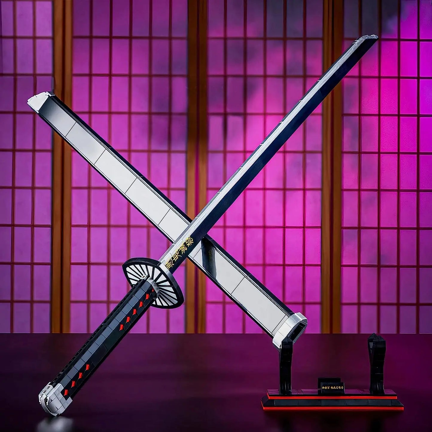 Demon Slayer Katana Building Blocks