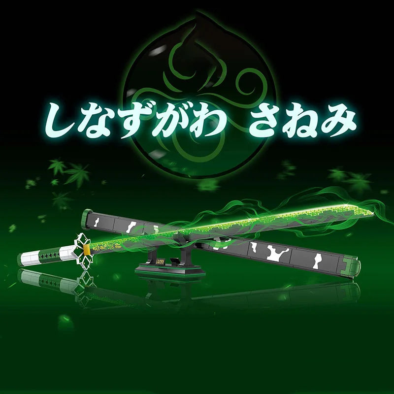 Demon Slayer Katana Building Blocks