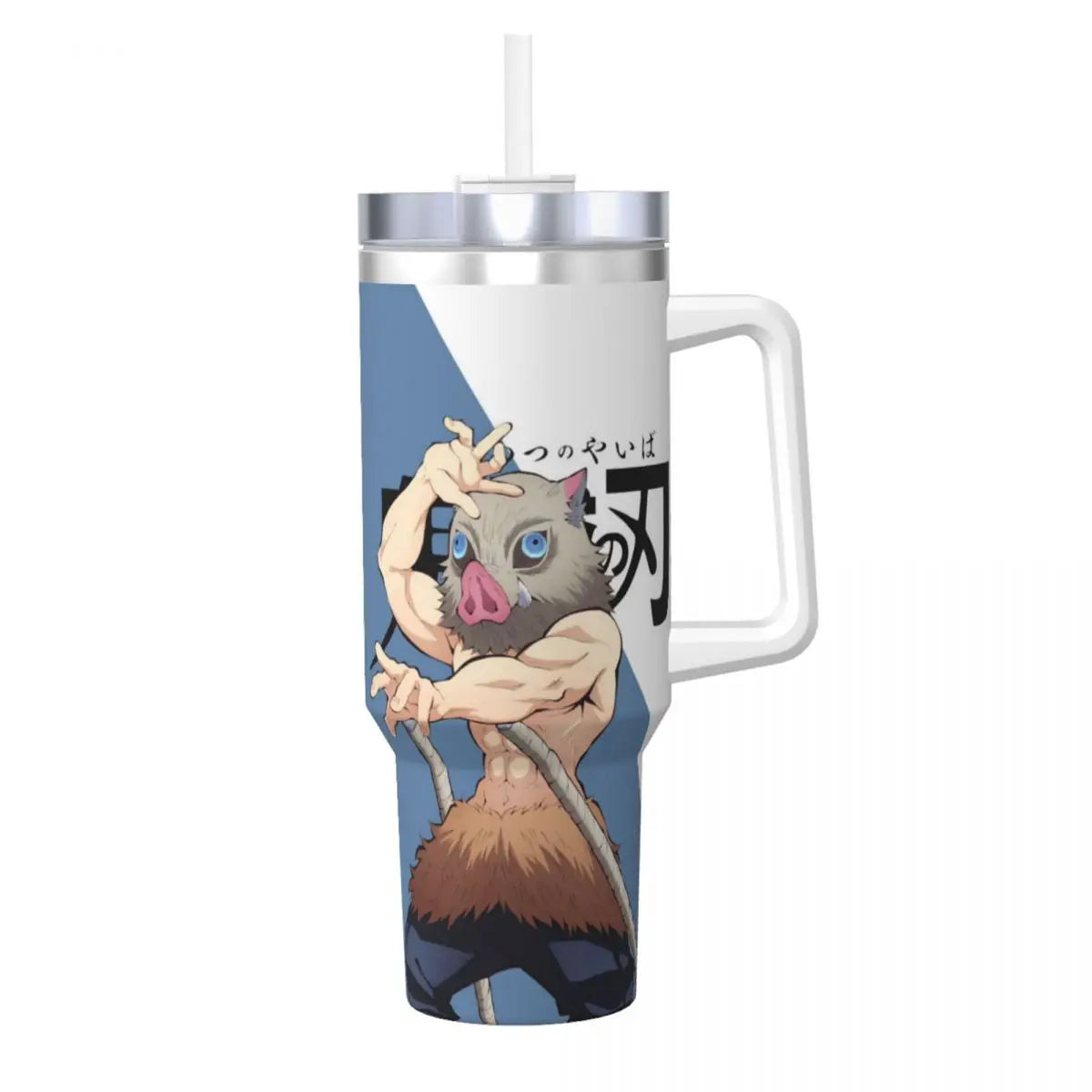 Demon Slayer 40 oz Tumbler with Handle and Straw