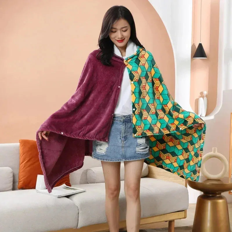 Kimetsu No Yaiba Blanket Cloak