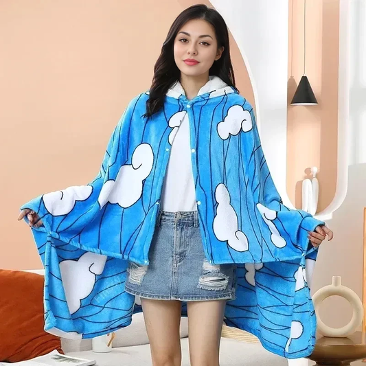 Kimetsu No Yaiba Blanket Hoodie
