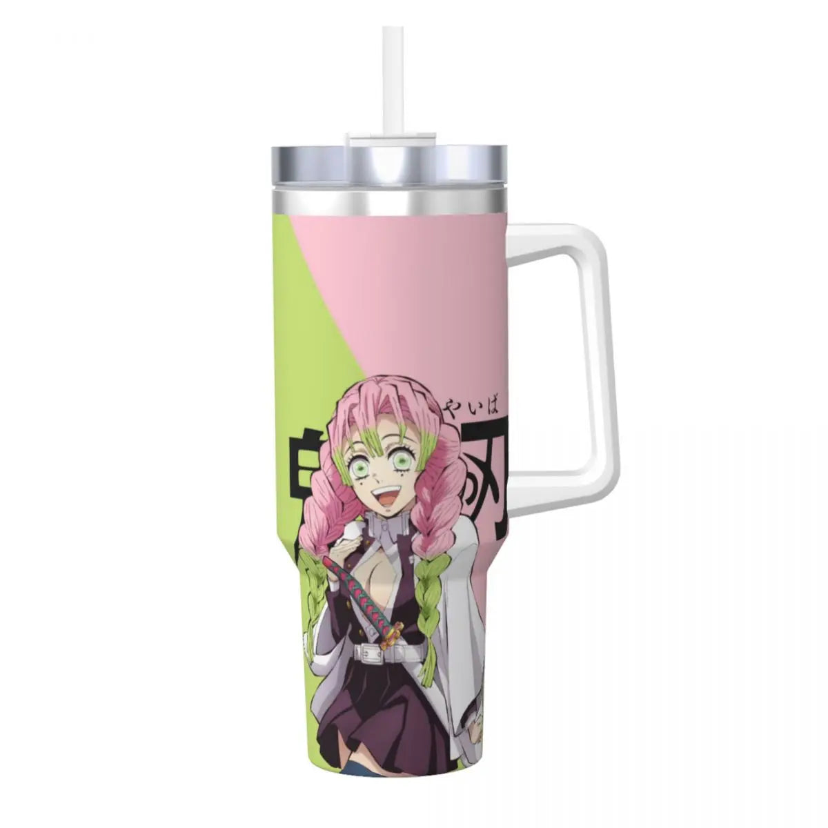 Demon Slayer 40 oz Tumbler with Handle and Straw